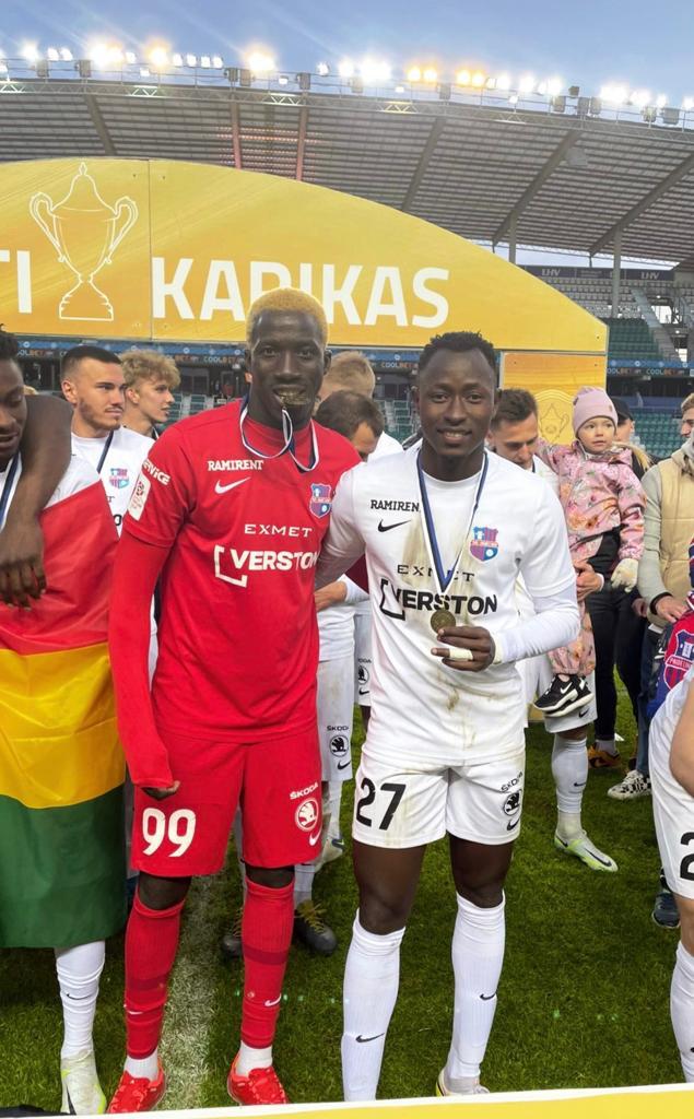 GAMBIAN TRIO CELEBRATE AS PAIDE LINNAMEESKOND WIN LEAGUE CUP