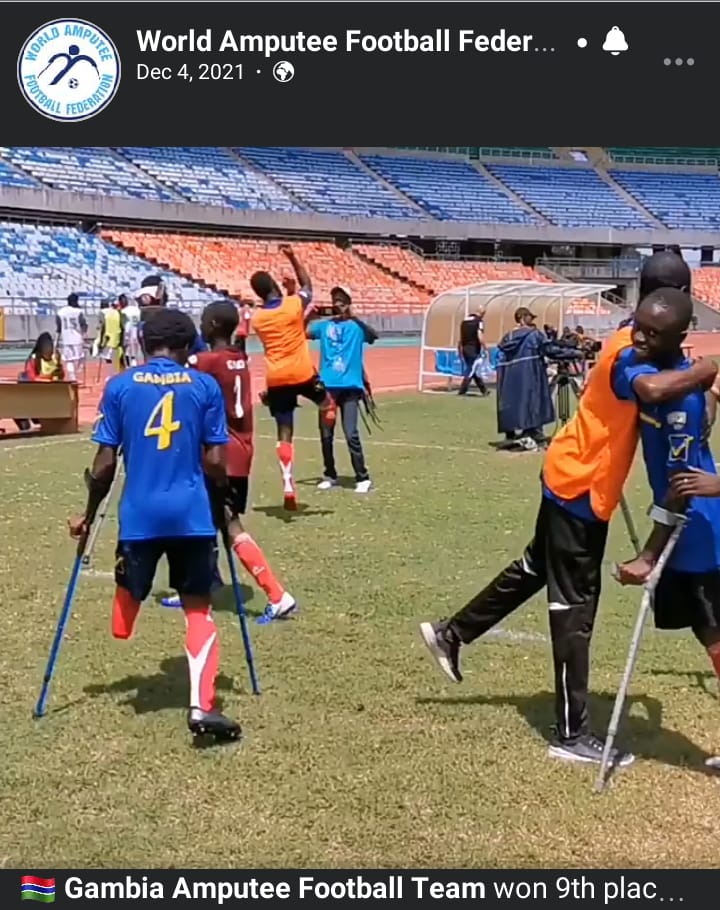 “Being amputated does not mean I cannot become a professional footballer”-19 year old differently able footballer still dreams